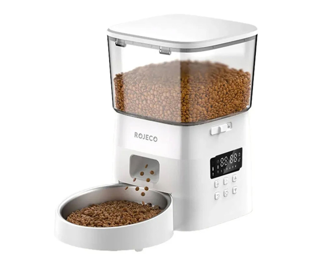 Rojeco INTELIGENTNY DOZOWNIK KARMY 2L PET FEEDER BUTTON VERSION - 1514974 - zdjęcie